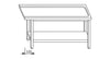 Tavolo uscita con sottopiano DX/SX - ZeroInox